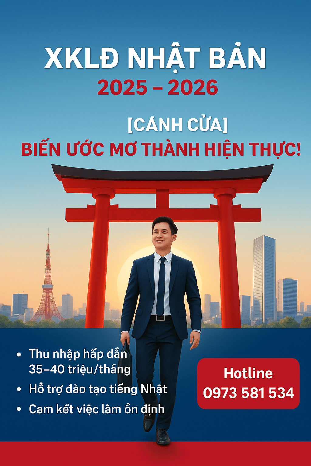 XKLĐ NHẬT BẢN 2025-2026 - [CÁNH CỬA] BIẾN ƯỚC MƠ THÀNH HIỆN THỰC!