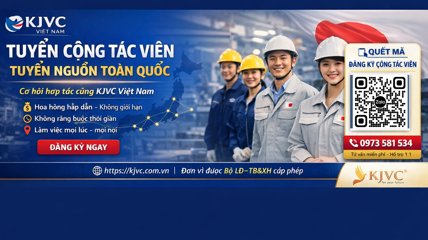 Tuyển cộng tác viên tìm nguồn xuất khẩu lao động Nhât Bản